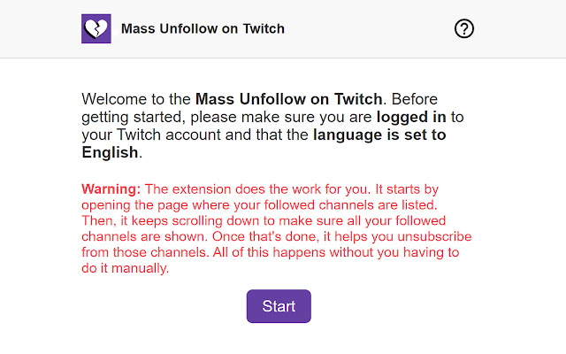 How to Unfollow Someone Profile on Twitch  