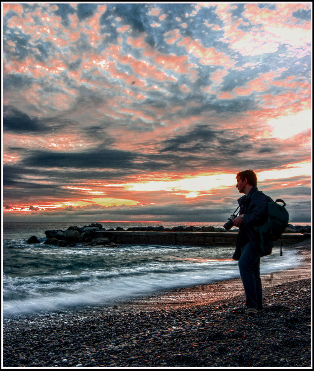 Fotografo al tramonto di Pierluigi Terzoli