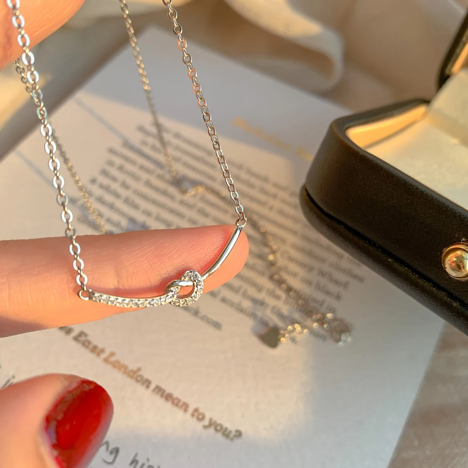 Hoogwaardige, niet-vervagende clavicula-ketting voor elke outfit, een niche-ontwerp met een tijdloos temperament.