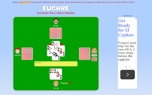 Euchre Card Game