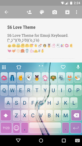 Emoji Keyboard Skin for S6