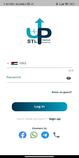 Screenshot StepUp Med