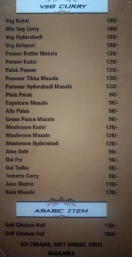 Hotel Godavari menu 6