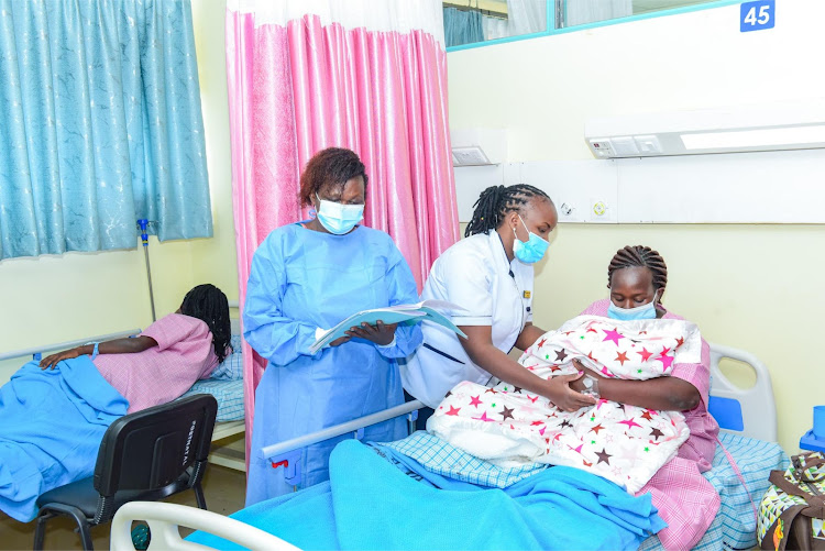 Mothers at Kerugoya county referral hospital