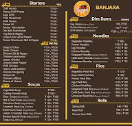 Banjara Restaurant menu 1