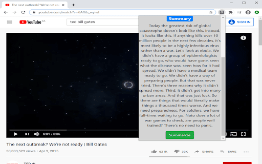 QuickTube Youtube Video Summarizer