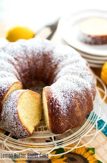 Lemon Butter Bundt Cake