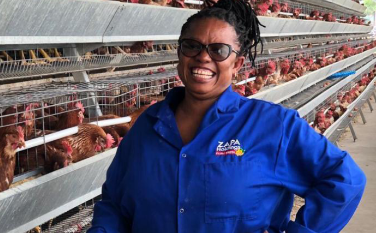 Beverly Mhlabane is the proud owner of Zapa Farm.