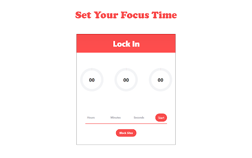 Lock In: Block Distractions. Unlock Focus.
