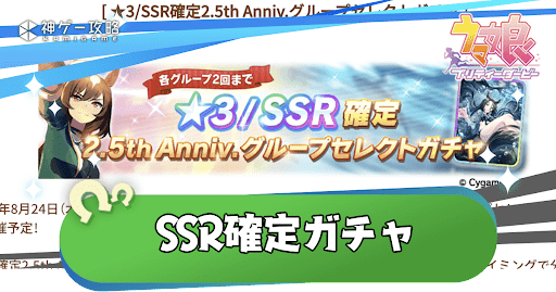 SSR確定ガチャ