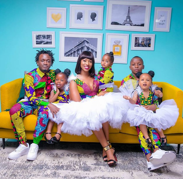 Bahati, Diana Marua and their children