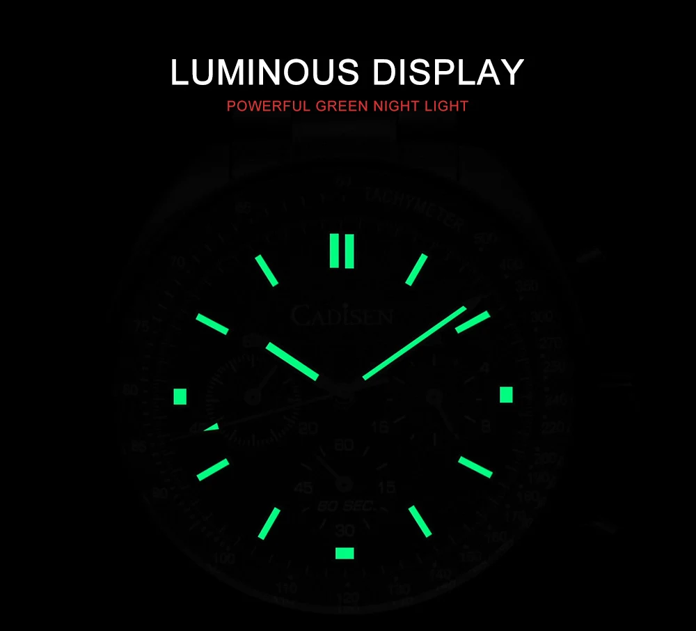 Title 6, Montre quartz homme étanche multifonction à tro...