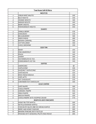 Tree House Cafe & Bistro menu 1