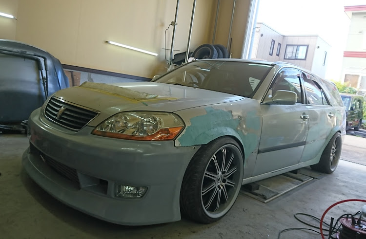 マークIIブリットのJZX110・板金・簡単DIY・フェンダー加工・適当作業に関するカスタム事例の投稿画像2枚目