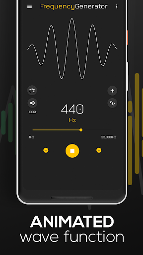 Screenshot Frequency Sound Generator