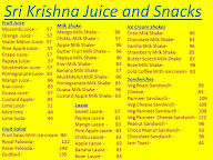 Tasty Juice N Snacks menu 1