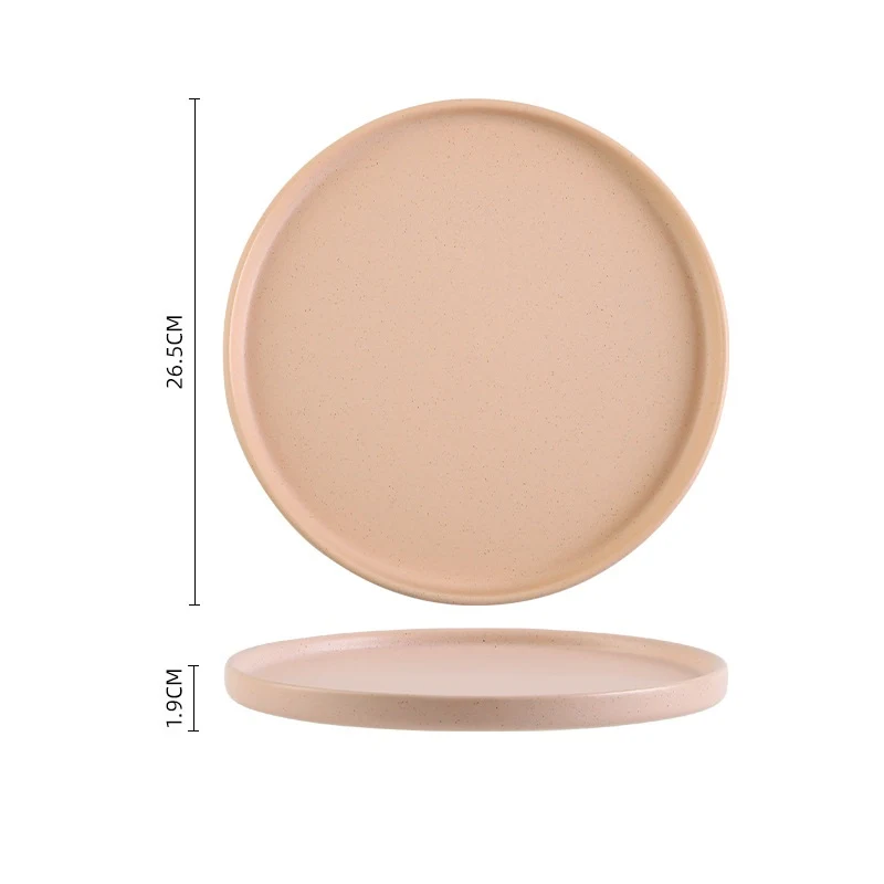 Household Ceramic Plate Soup Bowl Tableware Set. Enhance your dining experience with this durable and elegant set, perfe