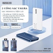 Pin Sạc Dự Phòng 10000Mah Remax Rpp - 295 Hàng Chính Hãng