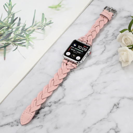Title 3, Solid Color Leather Woven Single Tour Strap