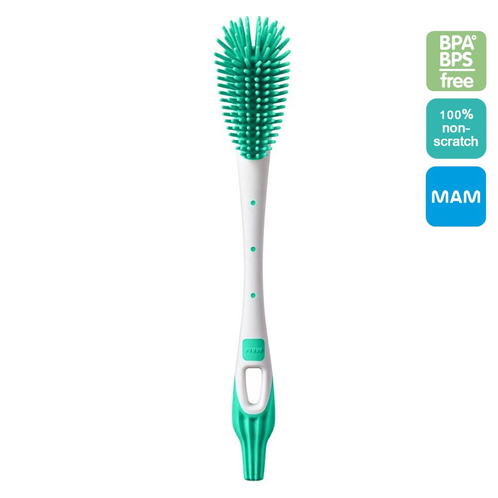 5. MAM แปรงล้างขวดนม Soft Brush for Baby Bottles 