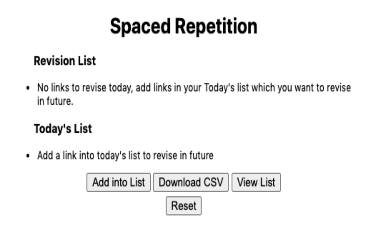 Spaced Repetition Preview image 0