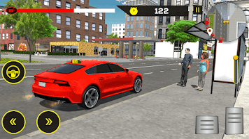 Taxi Driving Sim : Taxi Game Screenshot