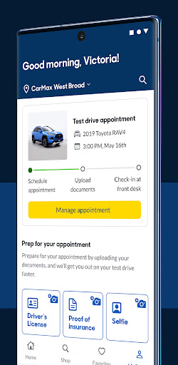 Screenshot CarMax: Used Cars for Sale