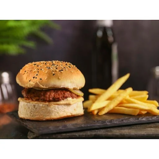 Classic Mutton Cheese Burger