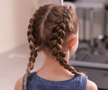 tresses collées pour petite fille little cigogne