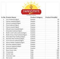 Swadist Bite menu 2