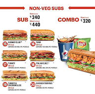 Subway menu 6