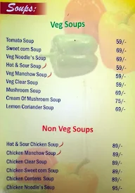 Capsicum Family Restaurant menu 3