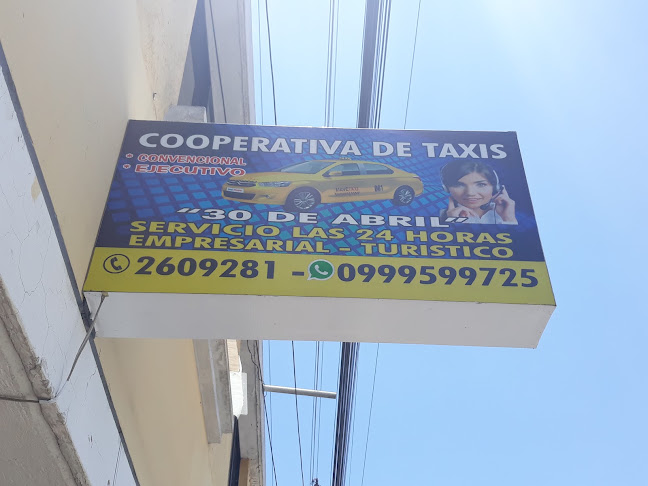 Cooperativa de Taxis 30 de Abril - Servicio de taxis