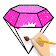 Coloriage et dessin de diamants icon