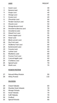 Lassi N Bites menu 1