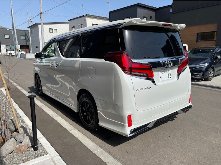 アルファードのホイール交換・車高調整・車高調交換・パーフェクトダンパー5Gスペシャル・夏タイヤ交換に関するカスタム事例の投稿画像3枚目