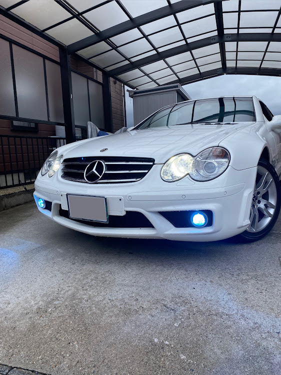 SLのR230・メルセデスベンツSL・フォグランプ交換・秋の気配に関するカスタム事例の投稿画像3枚目
