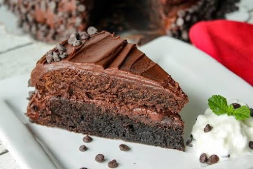 Dark & Milk Chocolate Brownie Layer Cake