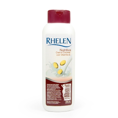 //Crema Corporal Rhelen Nutritiva Con Vitamina E 400Ml (Pt-0007)  