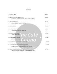 The Cafe Buono menu 2