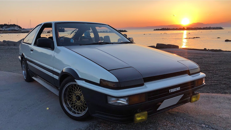 スプリンタートレノのドライブ・夕日・AE86・新車・JDMに関するカスタム事例の投稿画像1枚目