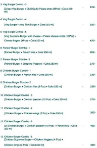 Burger And Pizza Corner menu 1