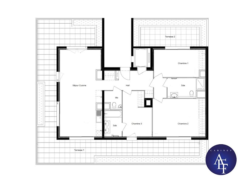 Vente appartement 4 pièces 102 m² à Cagnes-sur-Mer (06800), 695 000 €