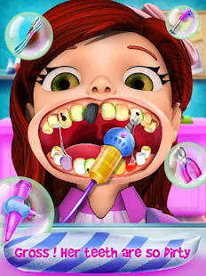  미친 재미 아이의 치과 의사- 스크린샷 미리보기 이미지  