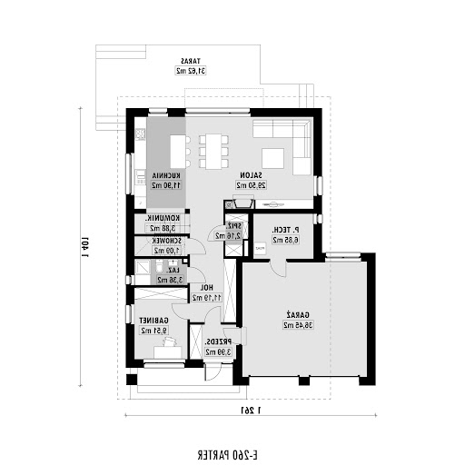 E-260 - Rzut parteru