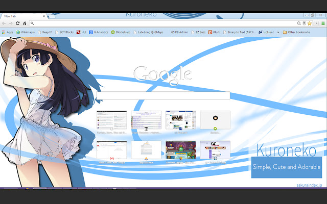 Kuroneko Chrome Theme chrome extension