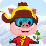 Cover Image of Download Piggy, Go! Ski race 0.1 APK