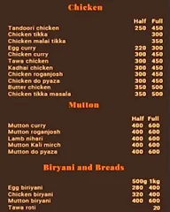 Chicken Lovers menu 1