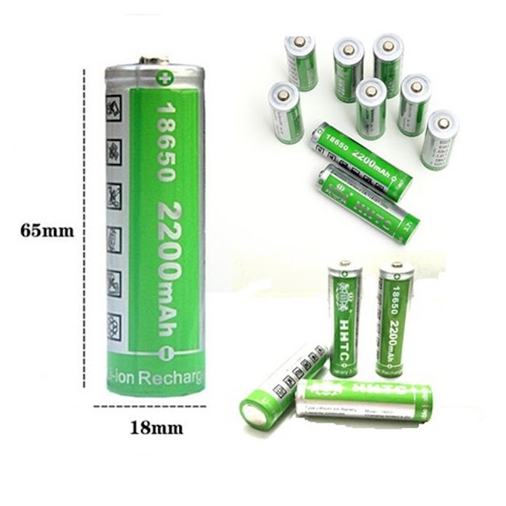 Pin Sạc Hhtc 18650 2200Mah 4.2V Dung Lượng Chuẩn