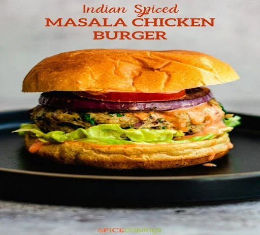 Veg Makhani Grilled Burger